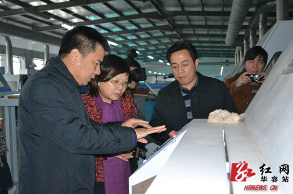 湖南省發(fā)改委領導（時任湖南省發(fā)展和改革委員會主任、黨組書記謝建輝）到華容縣調(diào)研